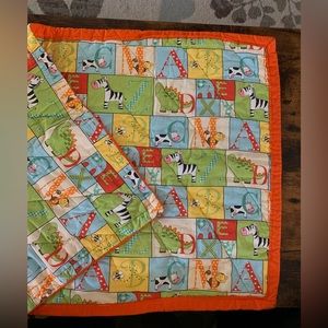 4/$60 sale — Handmade quilted flor/playpen mat 23x40